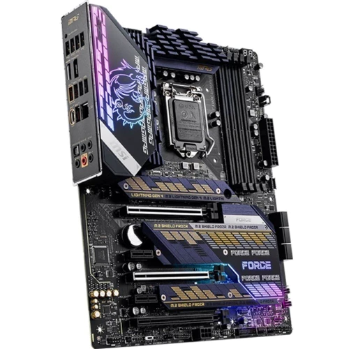 MSI MPG Z590 GAMING FORCE: Разъемы на плате SATA 3.0, PCI Express x1, M.2
