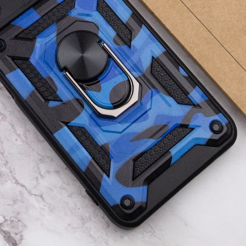 Аксессуар для смартфона Mobile Case Camshield Serge Ring Camo Army Blue for Xiaomi Redmi Note 11 (Global) /Xiaomi Redmi Note 11S: Совместимость Xiaomi Redmi Note 11 (Global) /Xiaomi Redmi Note 11S