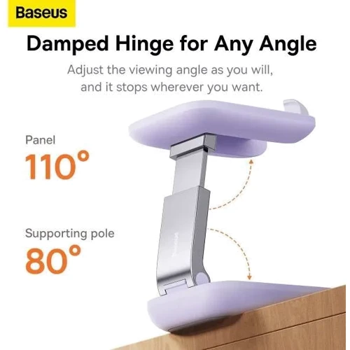 Держатель Baseus Desk Holder Seashell Folding Purple (B10551500511-00) фото 9