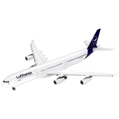 Сборная модель-копия Revell Самолет Airbus A340-300 Lufthansa уровень 4 масштаб 1:144 (RVL-03803) фото 9
