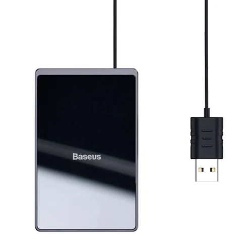 Зарядное устройство Baseus Wireless Charger Card Ultra Thin 15W Black (WX01B-01)