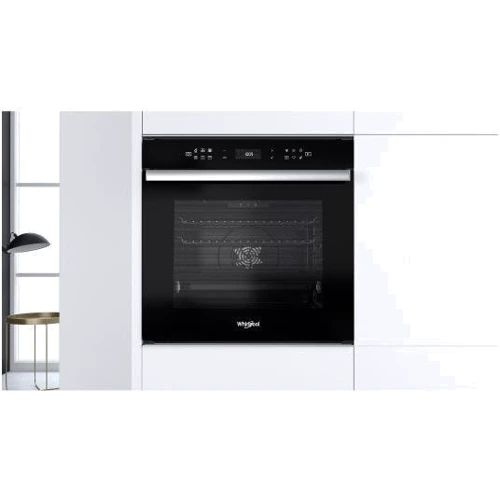 Духовой шкаф электрический Whirlpool W6 OM4 4S1 H BL W: Размеры 59.5х59.5х56.4 см