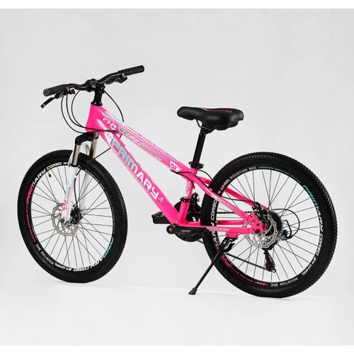 Велосипед спортивный Corso Primary 24" розовый (PRM-24374)