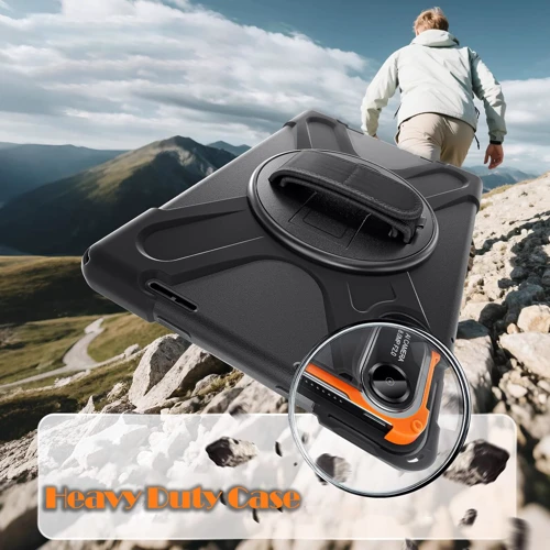 Аксесуар для планшетних ПК BeCover Heavy Duty Case з Stand Black для Xiaomi Redmi Pad 2 (713929)