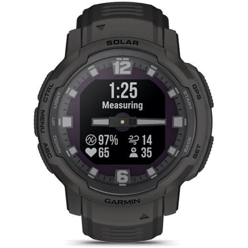 Смарт-часы Garmin Instinct Crossover Solar Graphite (010-02730-01): Цвет ремешка серый