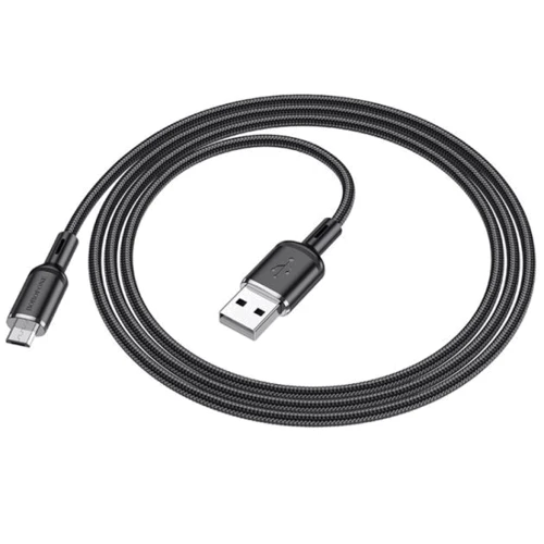 Кабель Borofone USB Cable to microUSB Cyber 1m Black (BX90): Тип USB Cable - microUSB