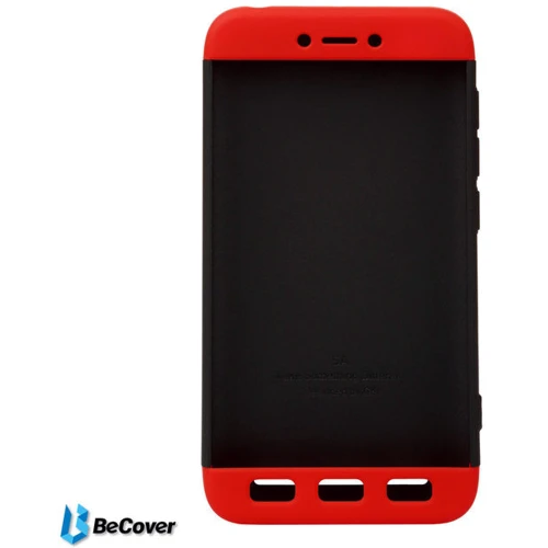 Чохол для телефона BeCover Case 360° Super-protect Black/Red for Xiaomi Redmi 5A (701884)