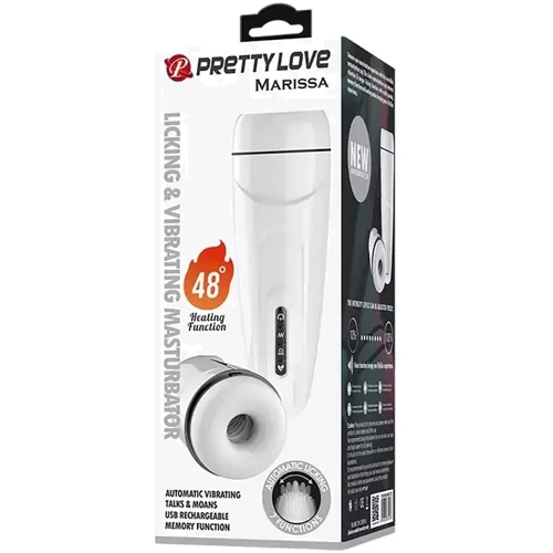 Автоматический мастурбатор c функциями памяти и подогрева Pretty Love - MARISSA (BM-00900T73Z)
