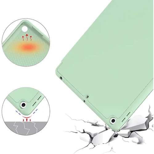 Аксессуар для iPad BeCover Tri Fold Soft TPU Silicone Green for iPad Air 2020/iPad Air 2022 (706871): Цвет зеленый