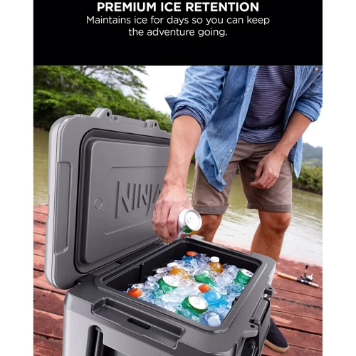 Термобокс Ninja FrostVault 42L Hard Cooler FB245EUGY									: Місткість 32 банки со льдом и 64 без него