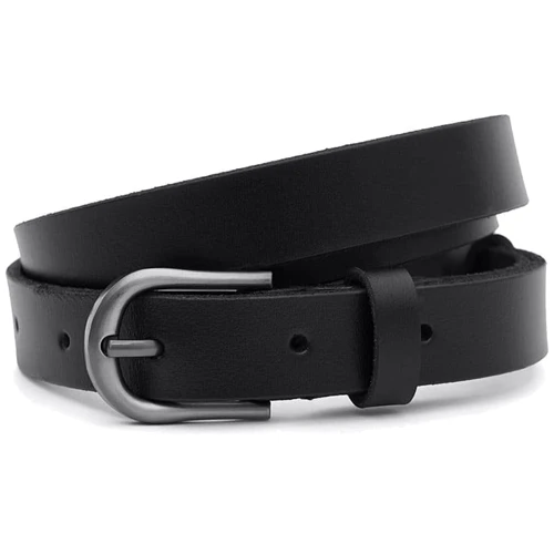 Женский ремень Borsa Leather чорний (100v1genw37-black)