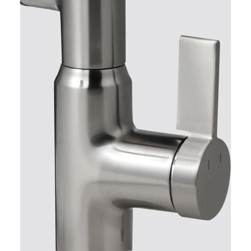 Смеситель для раковины Lefton Single-Hole Rotatable Faucet with Temperature Display-BF2204 Brushed Nickel: Вид монтажа Врезной