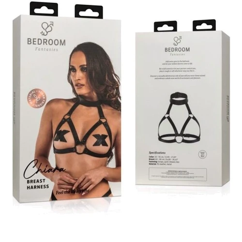 Портупея Bedroom Fantasies Chiara Breast Harness - Black