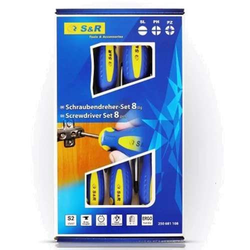 Набор отверток S&R серии S2 8 шт (250681108)