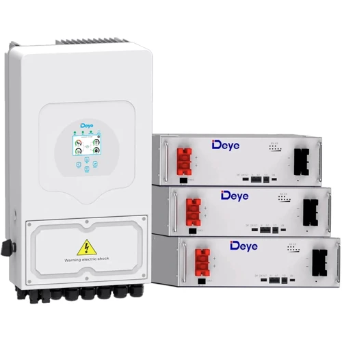 

Система хранения энергии Deye SUN-6K-SG03LP1-EU-3DE15.36K-LFP 6kW 15.36kWh 3BAT LiFePO4