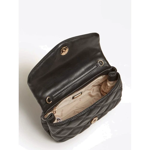 Женская поясная сумка Guess Kamina Cnvrtbl Xbody Belt Bag черная (HWVS8111810-BLA): Страна производитель Вьетнам