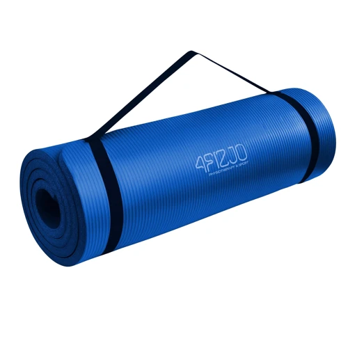 Коврик для фитнеса 4FIZJO NBR 180 x 60 x 1.5 см для йоги и фитнеса 4FJ0369 Navy Blue фото 3