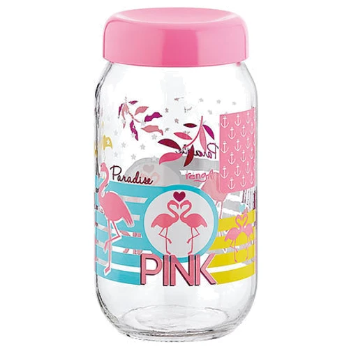 Емкость для хранения Банка RENGA Flamingo PINK 1 л (131123 P)
