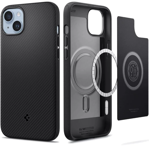 Чехол для iPhone Spigen Mag Armor MagFit Matte Black (ACS04918) for iPhone 14 Plus фото 9