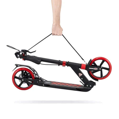 Самокат двоколісний Sesttino Shiro Red (Hnrt_4952): Конструкція рами складная