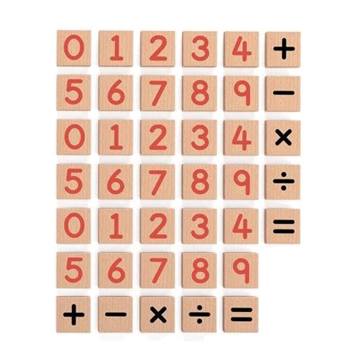 Набор магнитных цифр и знаков Viga Toys 40 шт (50591FSC): Производитель Viga Toys