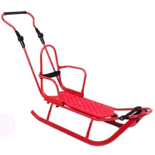 Санки Adbor Piccolino с регулируемой ручкой (красные): Производитель Adbor