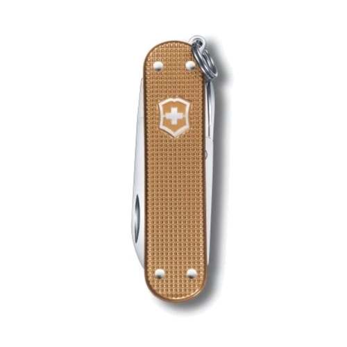Мультитул Victorinox Classic SD Alox Colors Wet Sand 58мм/5функцій/рифлений коричневий (0.6221.255G): Тип мини-мультитул