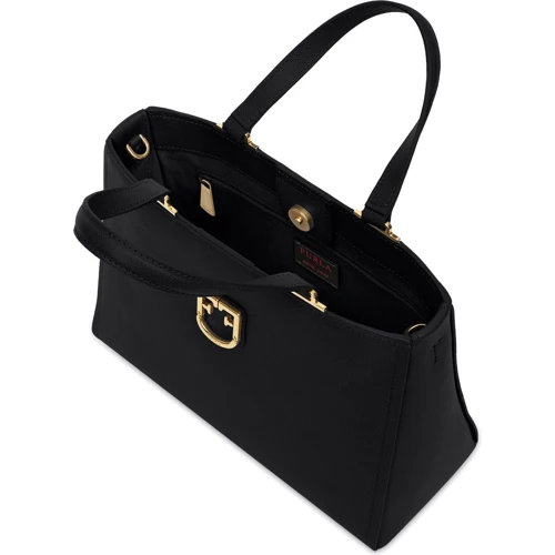 Женская сумка Тоут Furla Belvedere S черная (1007964): Страна производитель Италия