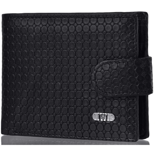Мужское портмоне Wanlima черное (W31527370442-black)
