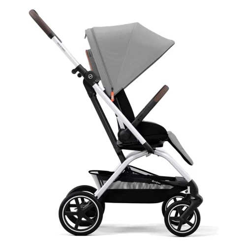 Прогулочная коляска Cybex Eezy S Twist+ 2 SLV Lava Grey с бампером (522001097): Тип коляски Прогулочная