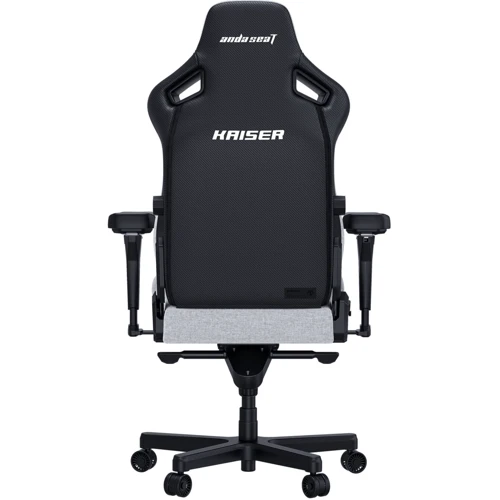 Кресло игровое Anda Seat Kaiser 4 Grey Fabric Size L (AD12YDDC-L-20-G-CF) фото 4