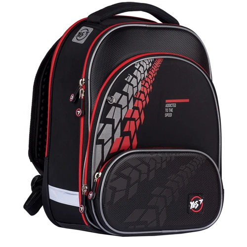 Рюкзак YES S-30 JUNO ULTRA Tire tread, черный (555481)