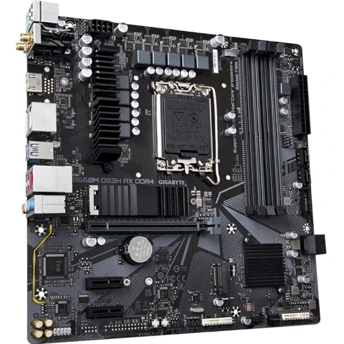 Gigabyte B660M DS3H AX DDR4: Оперативна пам'ять 4xDDR4 5333, до 128 ГБ