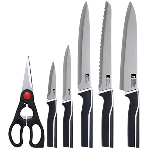 Набор кухонных ножей Bergner 6 предметов BG-8986-MM