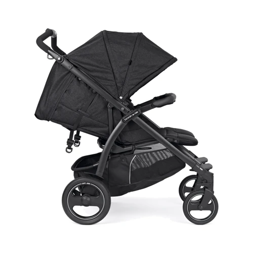 Коляска Peg-Perego Book for Two Ardesia черная (IP05280000GL93): Ширина шасси 74