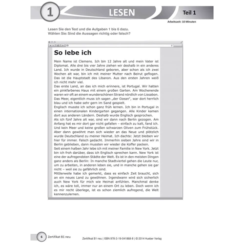 Zertifikat B1 neu 15 Übungsprüfungen mit Audio-CD: Кількість сторінок 248