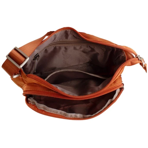 Женская сумка бананка Fouvor оранжевая (GB3013-07-orange): Фактура Тканая