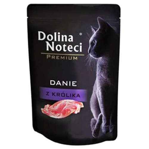 Вологий корм для кішок Dolina Noteci Danie з кроликом 85 г (DN 85 (244))