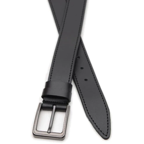 Чоловічий ремінь Borsa Leather чорний (V1115GX17-black): Стать Чоловік