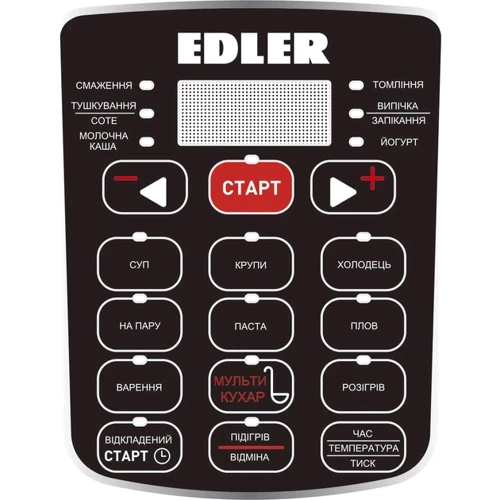 Мультиварка Edler ED-PC1806
