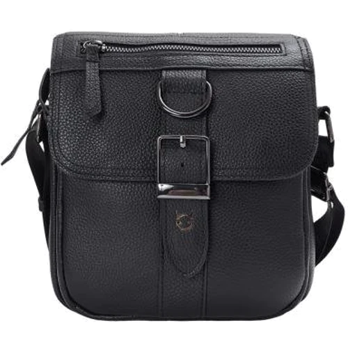 Мужская сумка через плечо Giorgio Ferretti черная (SHIGF3489-black)