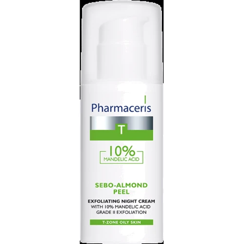Pharmaceris Крем З 10% мигдальної кислотою нічний II ступінь відлущування SEBO-ALMOND PEEL 10% 50 ml