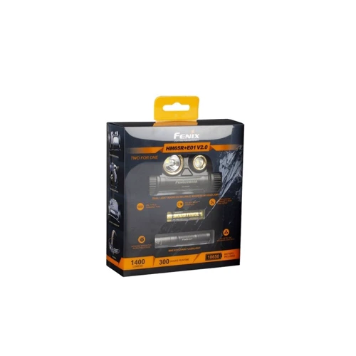 Фонарь туристический Fenix HM65R + Fenix E01 V2.0 (HM65RE01V20): Тип Налобный
