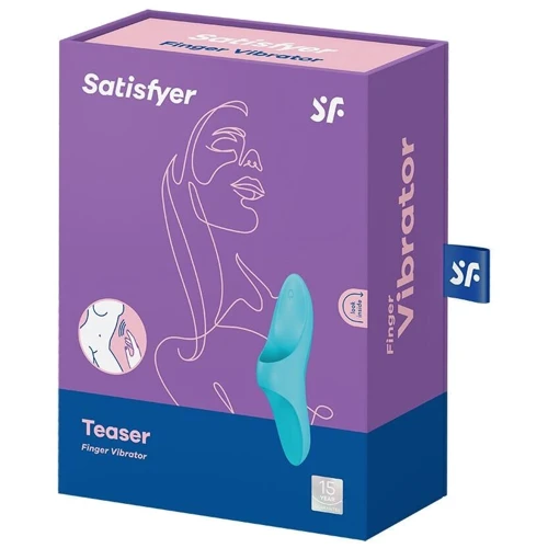 Вибратор на палец Satisfyer Teaser Light Blue