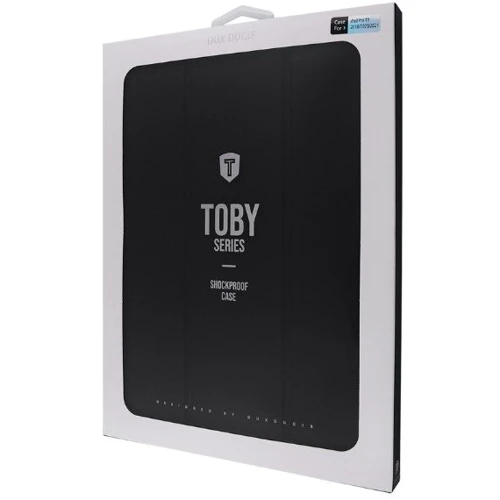 Аксессуар для iPad Dux Ducis Toby Series with Pencil Holder Black for iPad Pro 11 (2018-2021): Материал искусственная кожа