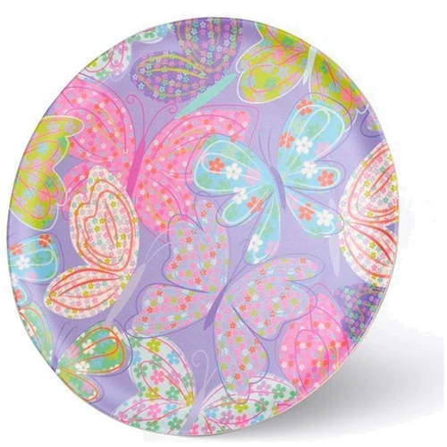 Тарелка плоская Fissman Flower 28x1.2 см (9483): Тип Тарелка плоская