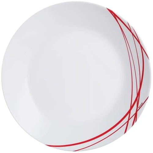 Тарілка ARCOPAL DOMITILLE ROUGE 25см обід. (P3347)