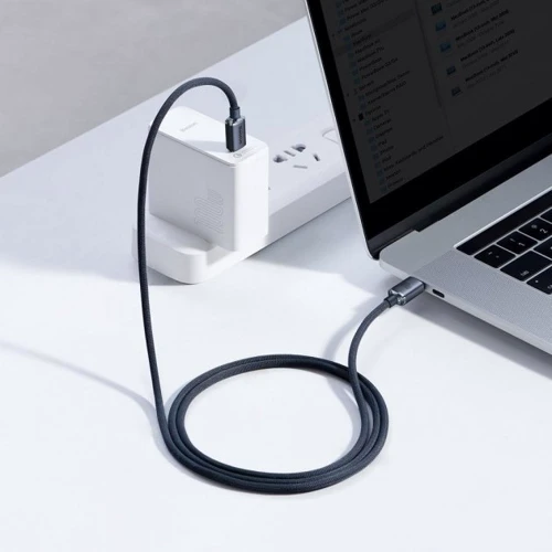 Кабель Baseus Cable USB-C to USB-C Crystal Shine 100W 2m Black (CAJY000701) фото 8