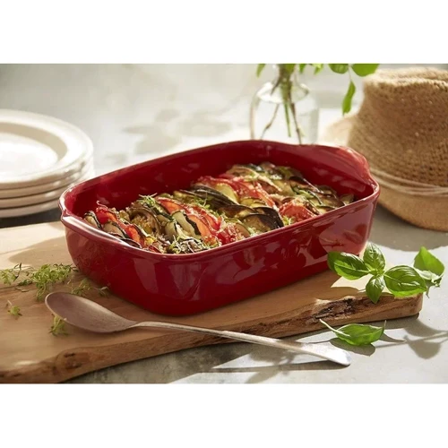 Форма для запекания Emile Henry Ovenware 30х19 см керамическая красная (349650): Материал Керамика