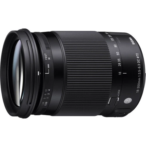 Объектив для фотоаппарата Sigma 18-300mm F3.5-6.3 DC Macro OS HSM (Canon): Диаметр резьбы для светофильтра 72 мм